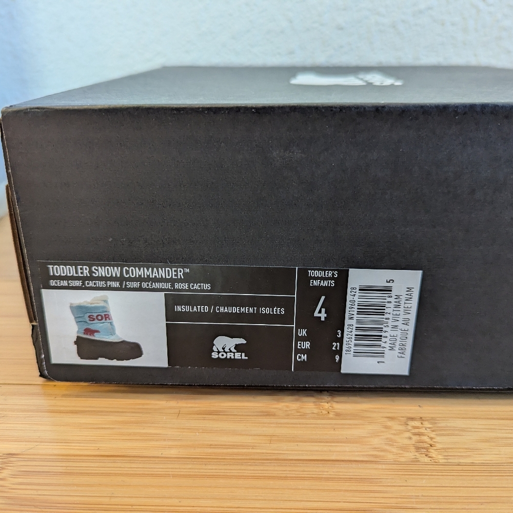 Sorel Size 4 Toddler Snow Boots - Picture 3 of 3